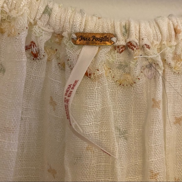 NWT - FREE PEOPLE - Talia Embroidered Blouse - Picture 6 of 12